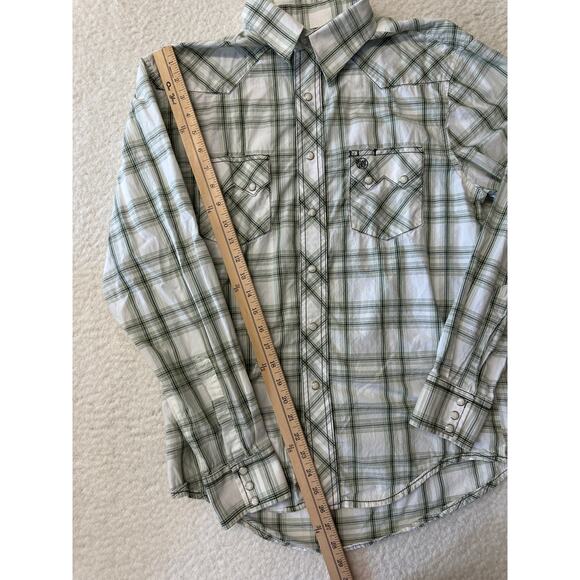 Wrangler Mens Pearl Snap Western Shirt Small - Picture 2 of 6